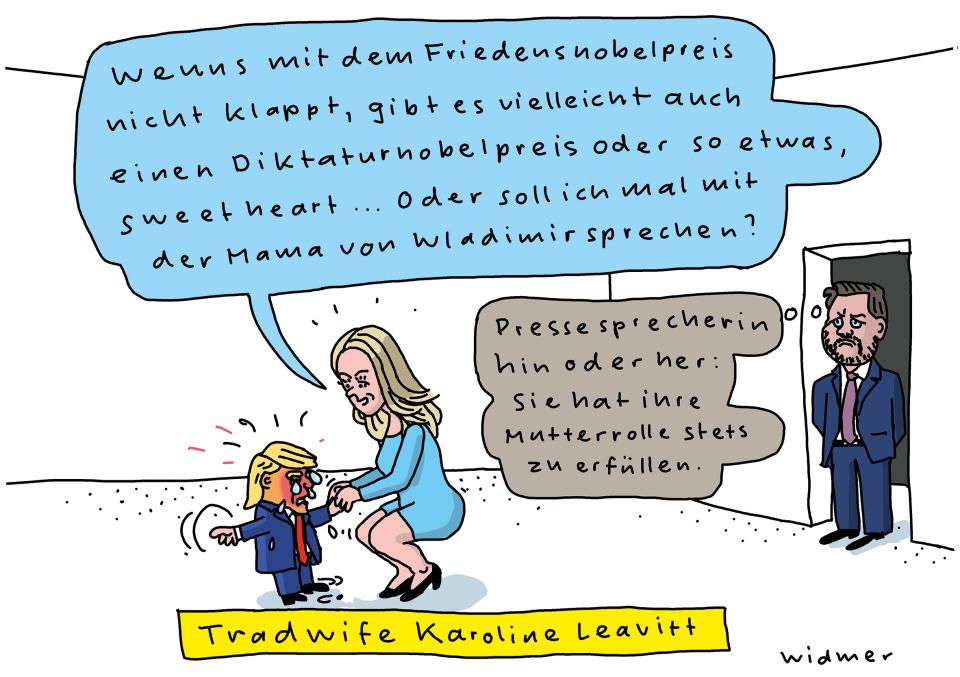 Cartoon von Ruedi Widmer