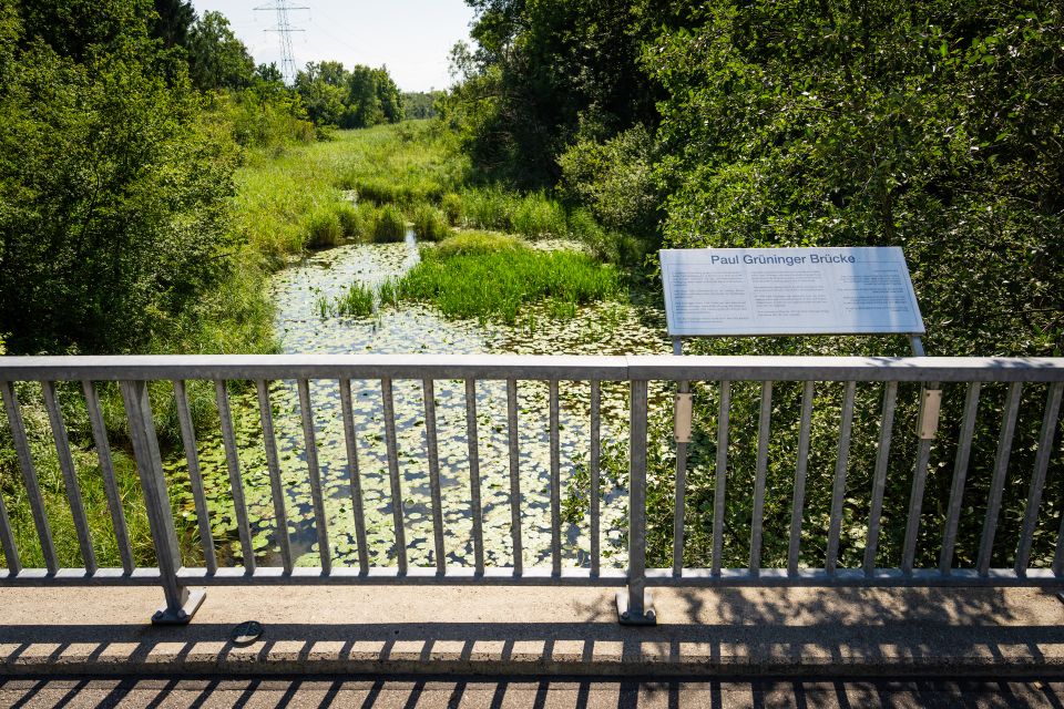 Gedenktafel auf der Paul-Grüninger-Brücke