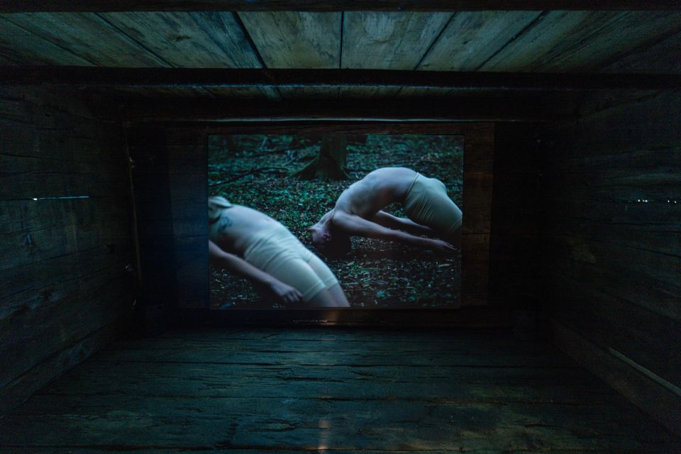 Videoinstallation «Stones and their Whispers of old Stories» von David Dragan und Noah Kohlbrenner