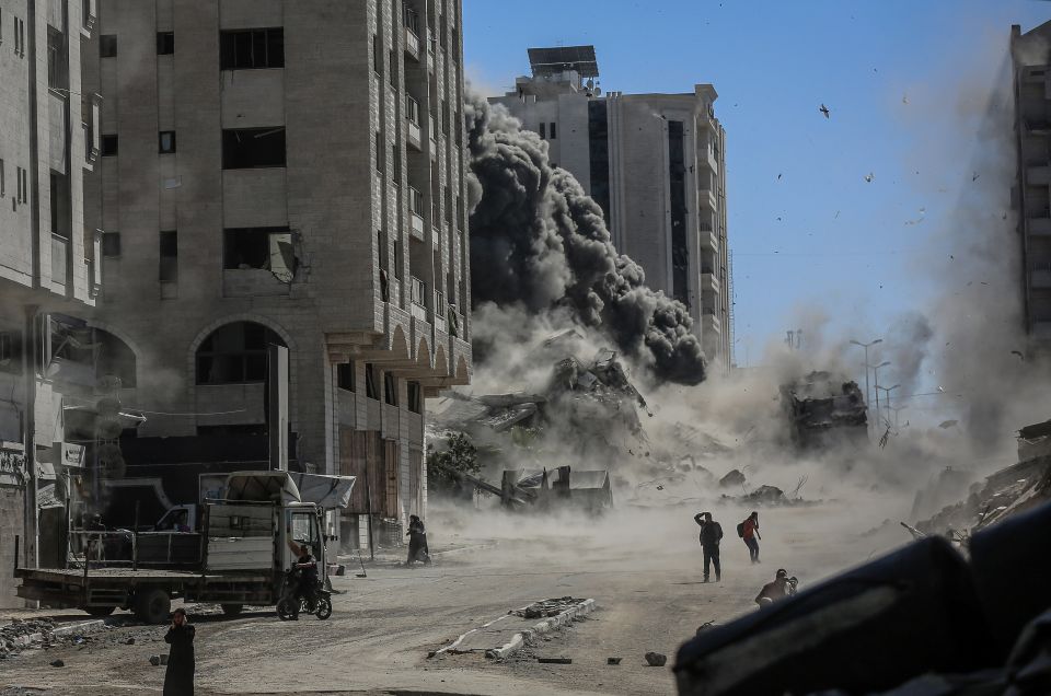 am 13. September von Israel bombardiertes Haus in Tel al-Hawa im Süden von Gaza-Stadt