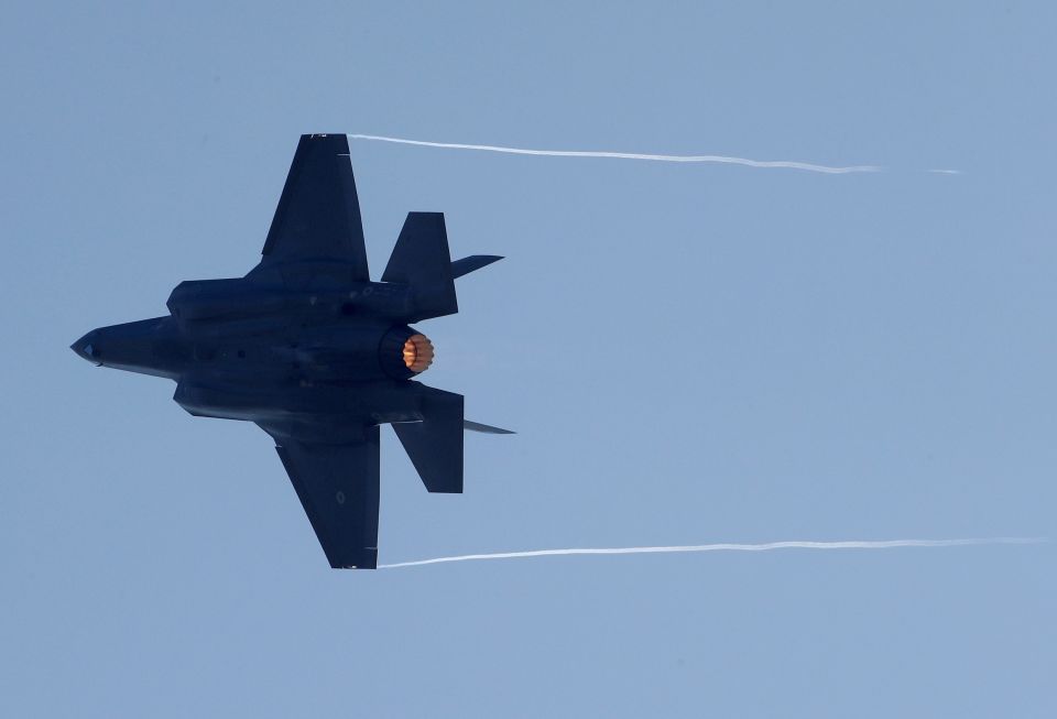 F-35A Kampfjet in der Luft