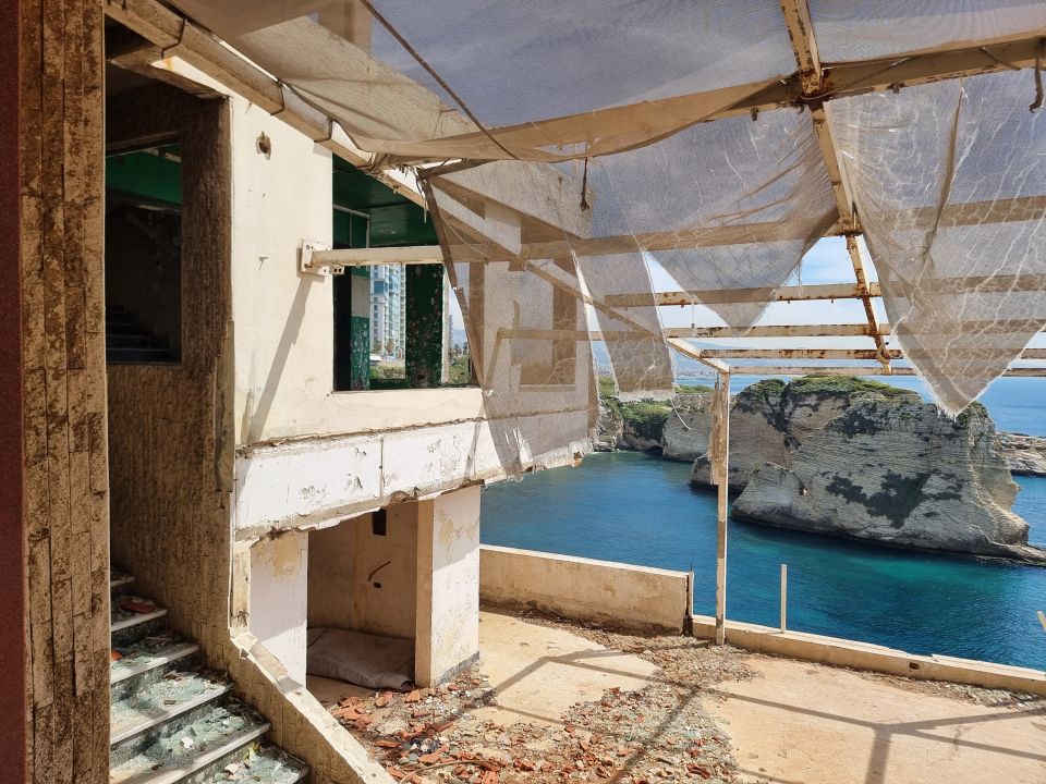 das ehemalige Restaurant Dabaibo direkt am Meer