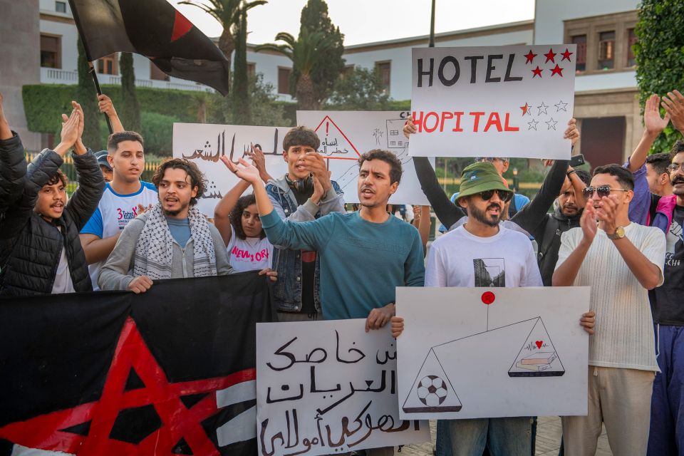 Protest für bessere Gesundheitsversorgung am 18. Oktober in der Hauptstadt Rabat