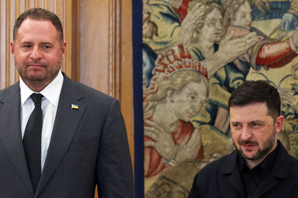 Wolodimir Selenski und sein Stabchef Andrij Jermak