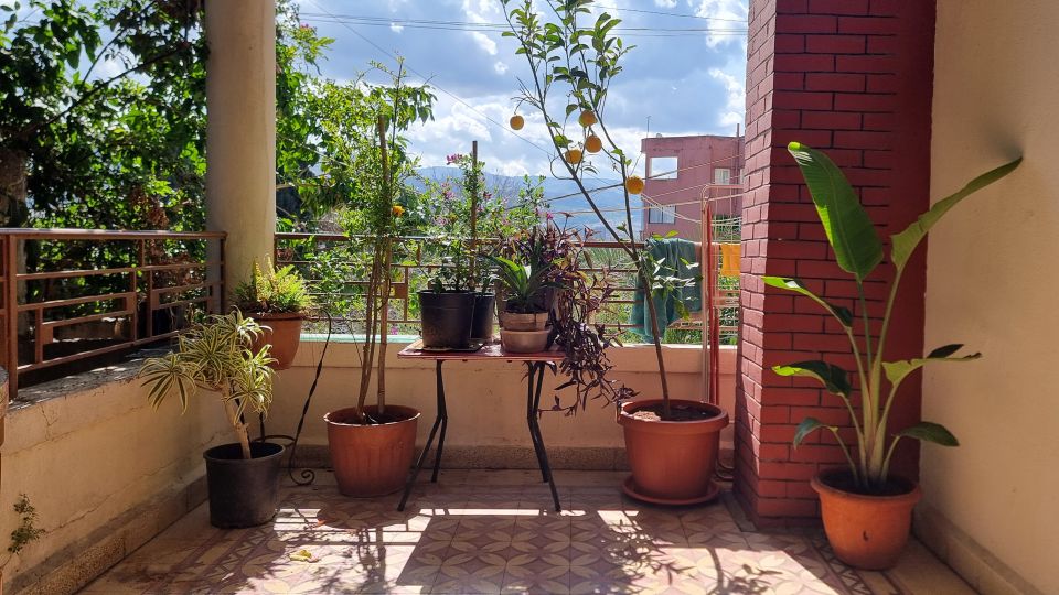 Sicht von Meret Michels Balkon in Beirut