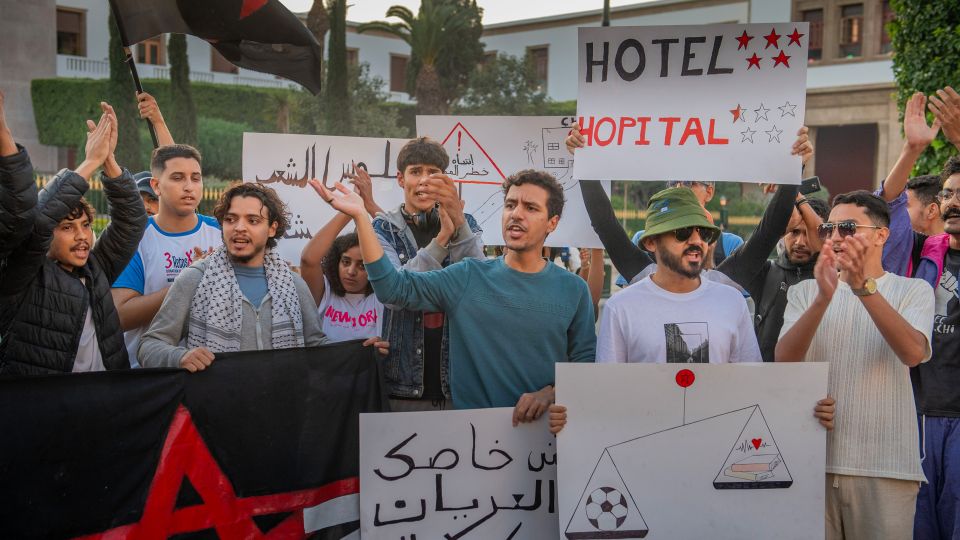 Protest für bessere Gesundheitsversorgung am 18. Oktober in der Hauptstadt Rabat
