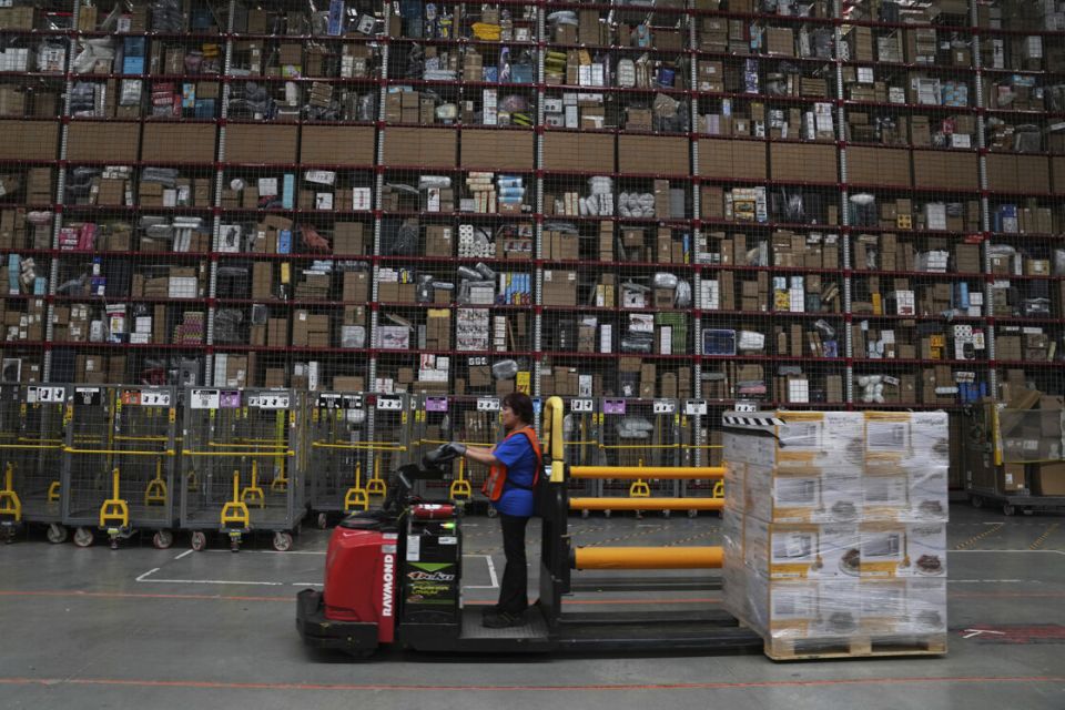 Lagerhalle von Amazon storage in Tepotzotlan (Mexiko)