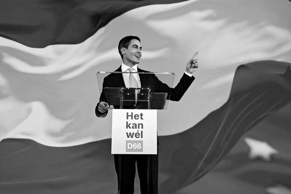 Rob Jetten beim Wahlkongress von D66