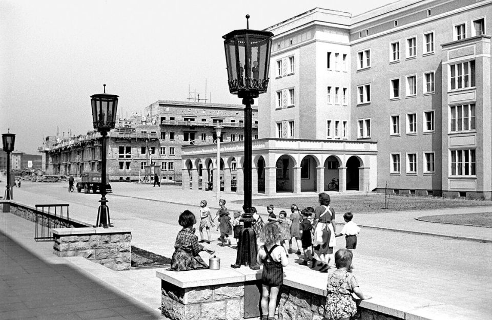 Stalinstadt im Mai 1954