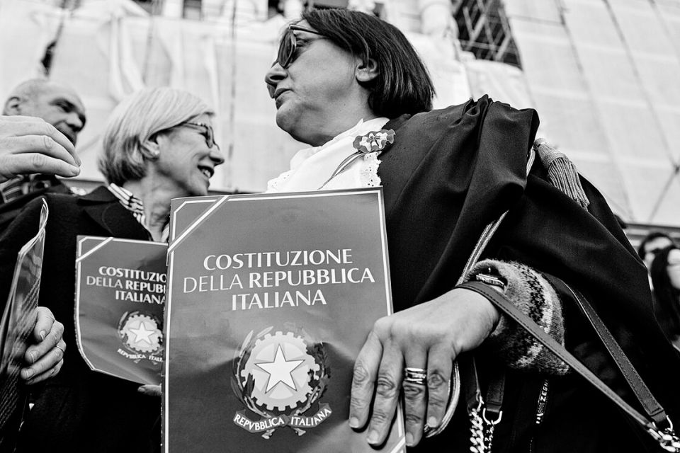 Richter:innen-Protest gegen die Justizreform, Rom, 27. Februar 2025