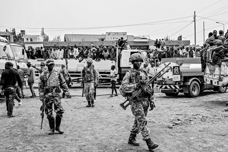 Kämpfer der M23 am 31. Januar in Goma