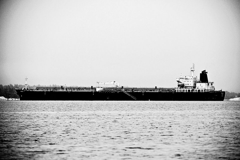 Tanker „Eagle S“ vor der finnischen Küste, Januar 2025