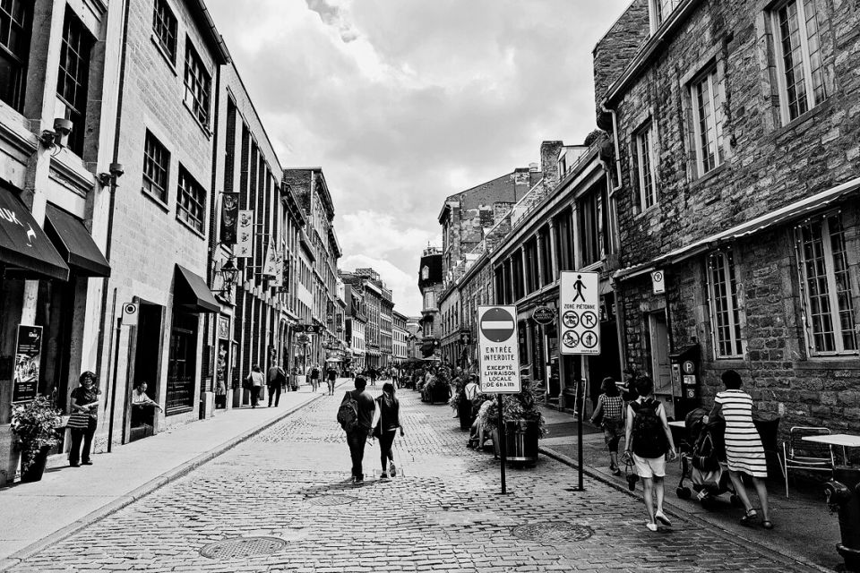 Fussgängerzone in der Altstadt von Montréal