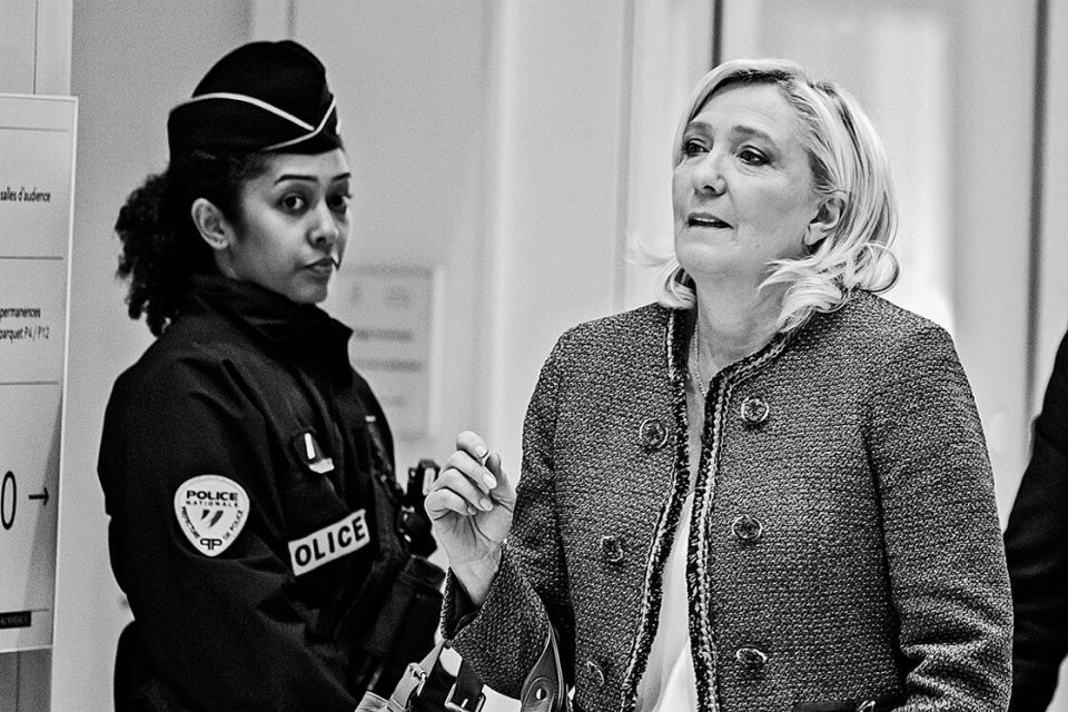 Paris, 31. März 2025: Marine Le Pen am Tag der Urteilsverkündung