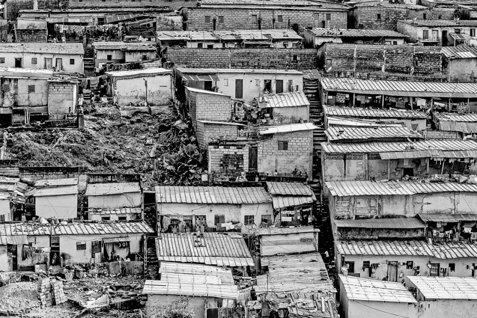 Slum in Abidjan