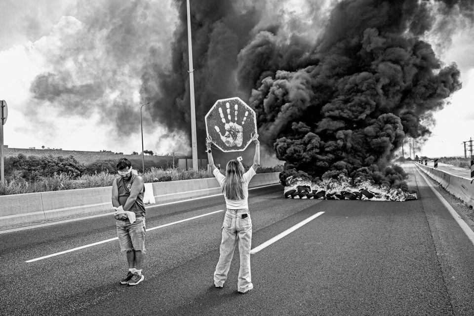 Demo für die Befreiung der Geiseln, 26. August