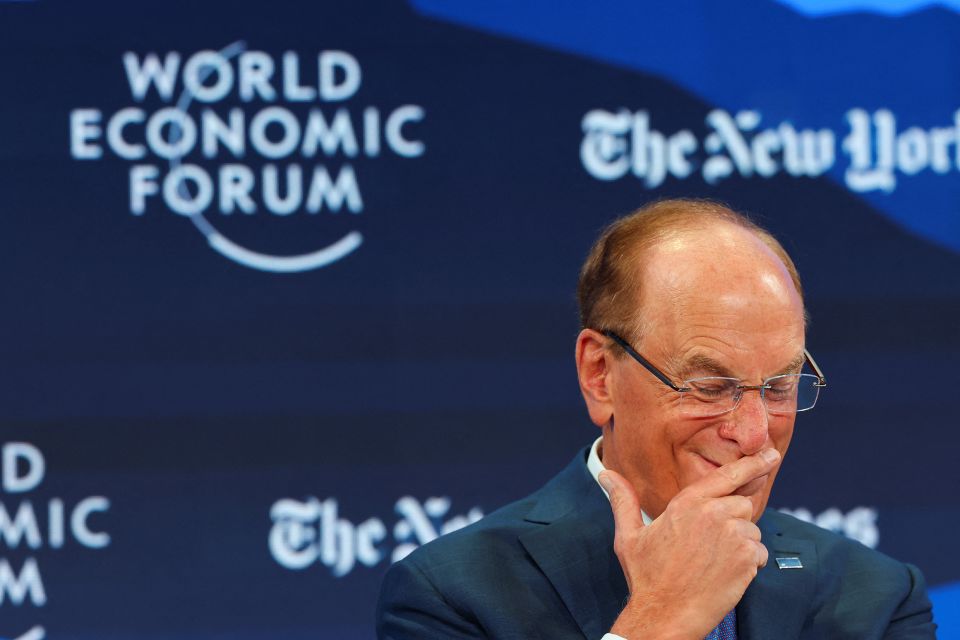 Wef-Chef Larry Fink an einer Wef-Veranstaltung