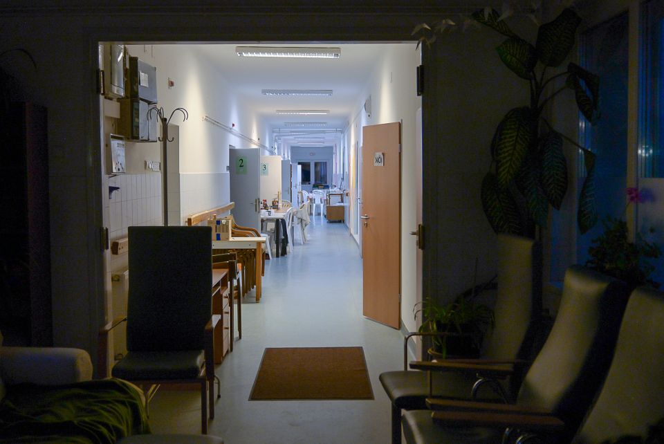 Blick in einen Gang des nichtstaatlichen Suchtrehabilitationszentrum