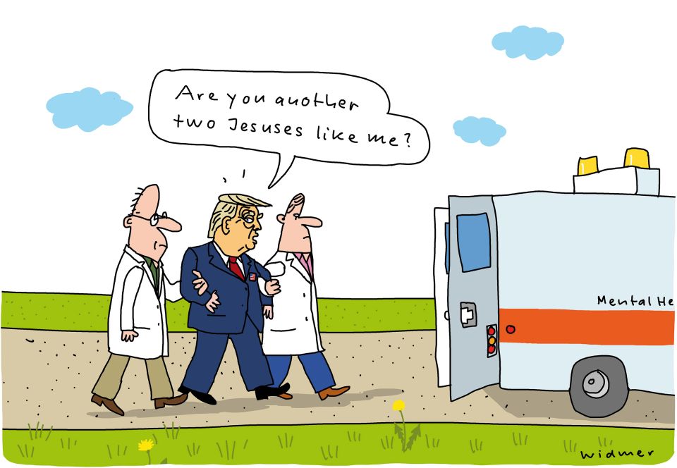 Cartoon von Ruedi Widmer