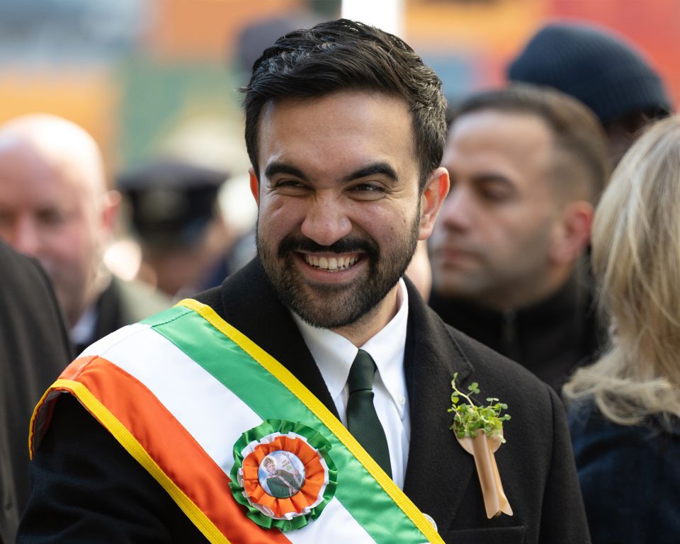 Zohran Mamdani bei der St.-Patrick’s-Day-Parade