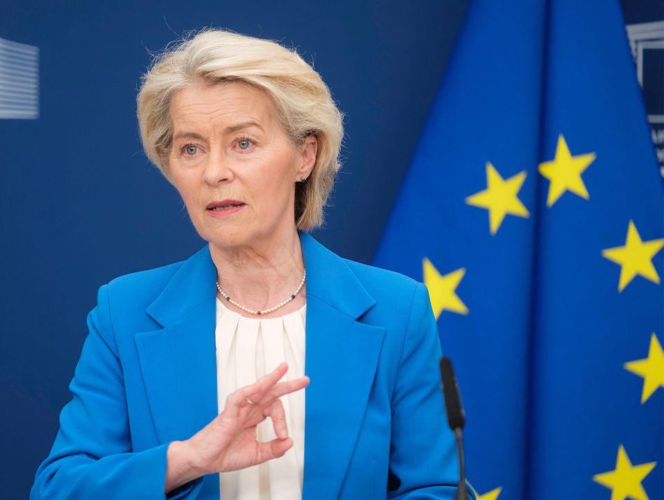Ursula von der Leyen an einer Konferenz
