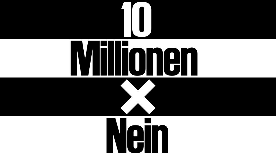 Grafik «10 Millionen × Nein»