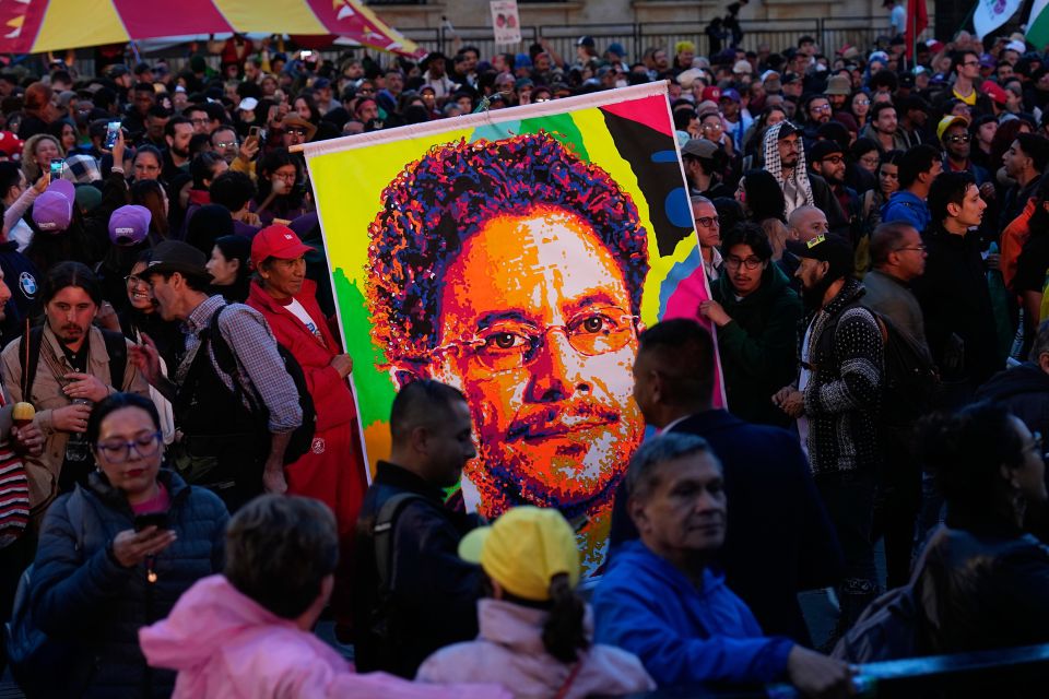 Wahlkampfveranstaltung für Iván Cepeda.