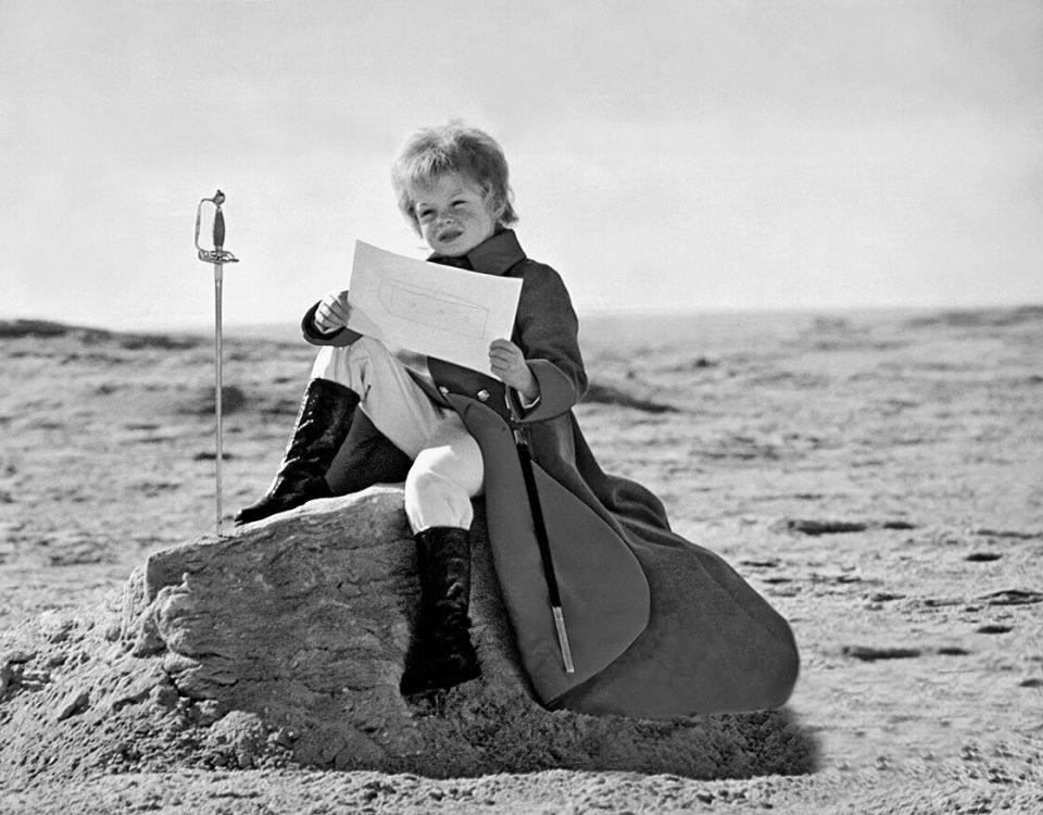 junger Schauspieler bei den Dreharbeiten zum „Kleinen Prinzen“