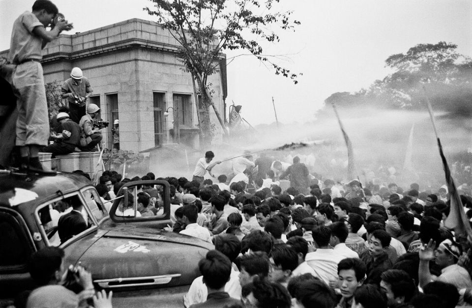 Protest gegen den Japanisch-Amerikanischen Sicherheitsvertrag, Tokio, Juni 1960