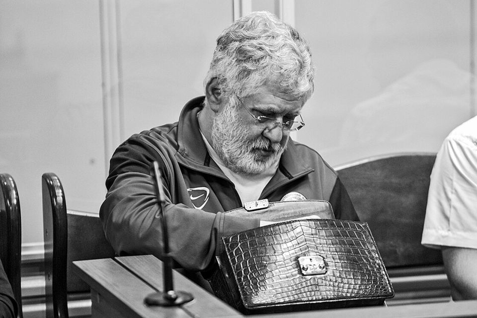 der frühere Selenskyj-Förderer Ihor Kolomojskyj vor Gericht in Kyjiw, 2. September 2023