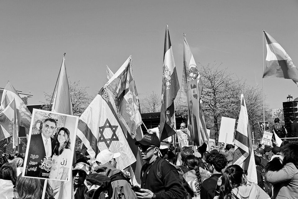 Pahlavi-Anhänger in Berlin, 23. April 2026