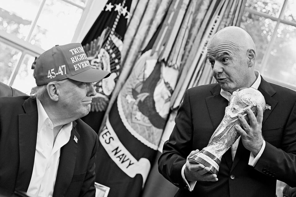 Infantino mit Trump im Oval Office