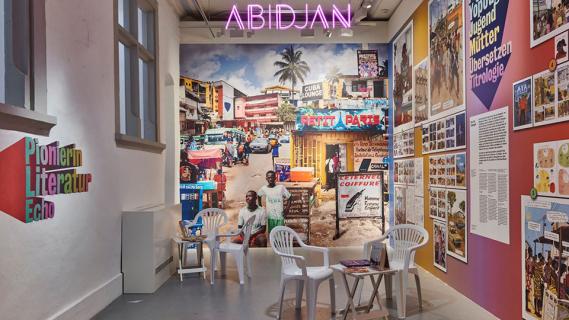 Foto der Ausstellung «litafrika – Abidjan & Accra»