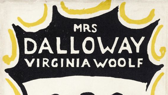 Ausschnitt aus einem historischen Buchcover von «Mrs. Dalloway»