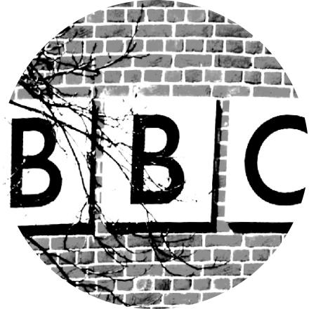 BBC-Logo an einer Hauswand
