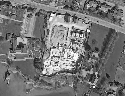 Villa Federer in Kempraten SG (Luftbild)