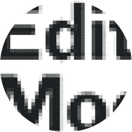 stilisierter Ausschnitt aus dem Logo des Verlags «Edition Moderne»