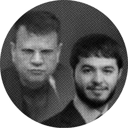 stilisiertes Foto von Mir Rahman Rahmani und seinem Sohn Haji Ajmal Rahmani