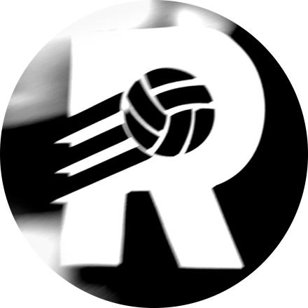 stilisiertes Logo des Fussballpodcast «Rasenfunk»