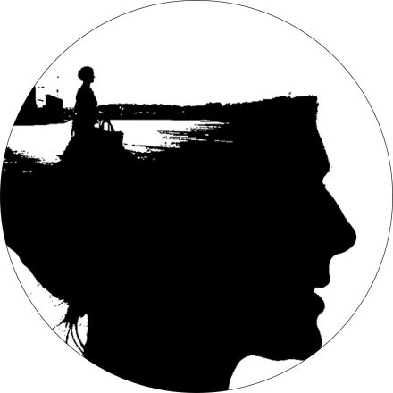 Illustration: seitliches Profil der Linken-Politikerin Sahra Wagenknecht