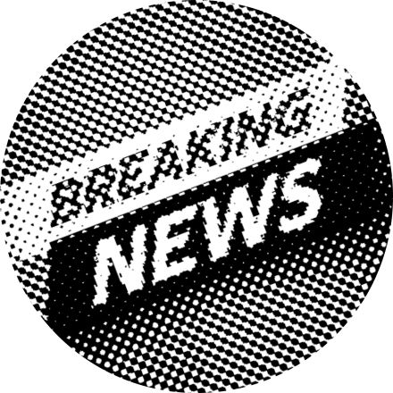 stilisiertes Schriftzug «Breaking News»