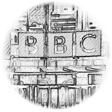 stilisiertes Logo des Senders BBC